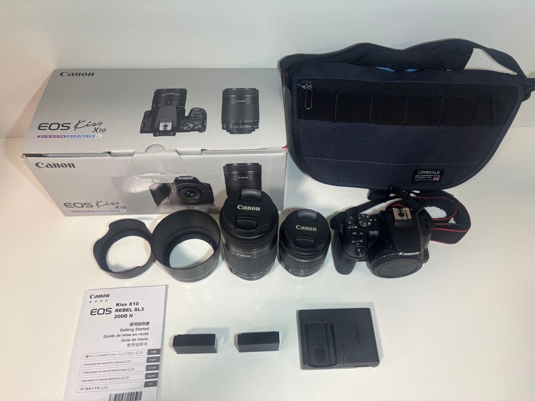 超美品 【Canon EOS Kiss X10 ダブルズームキット】