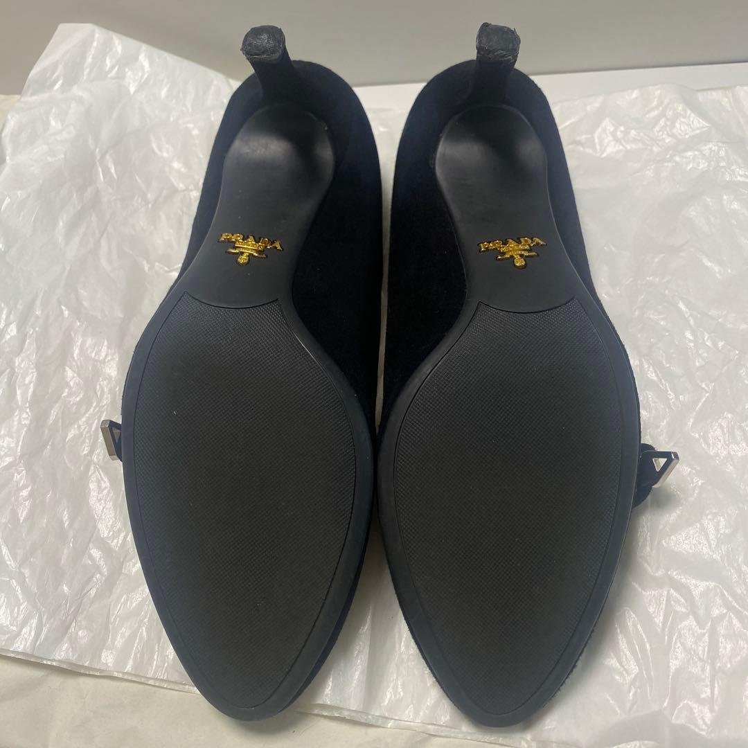 【極美品】PRADA プラダ パンプス ブラック 37