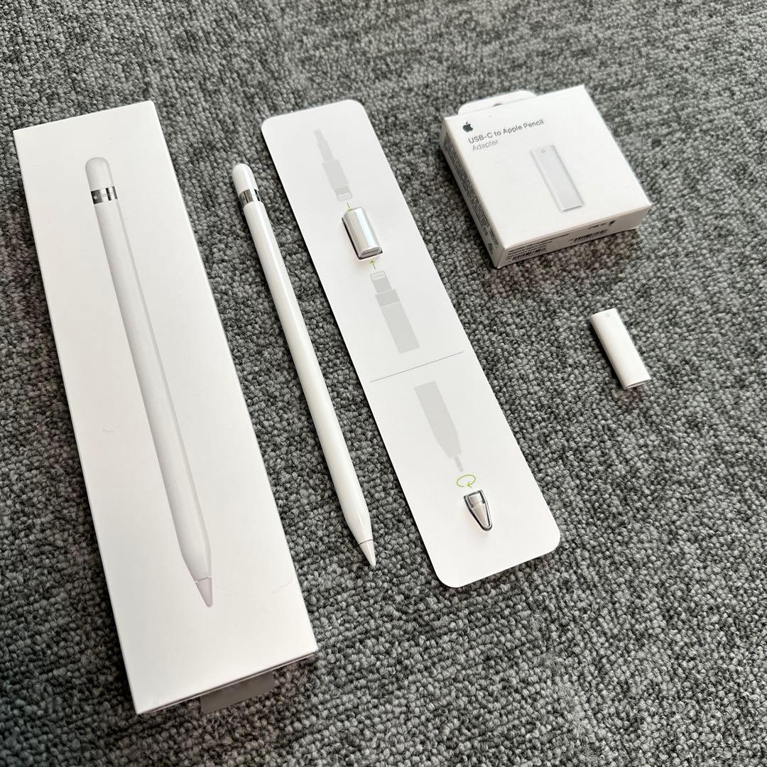 Apple pencil 第一世代とUSB-Cアダプタセット