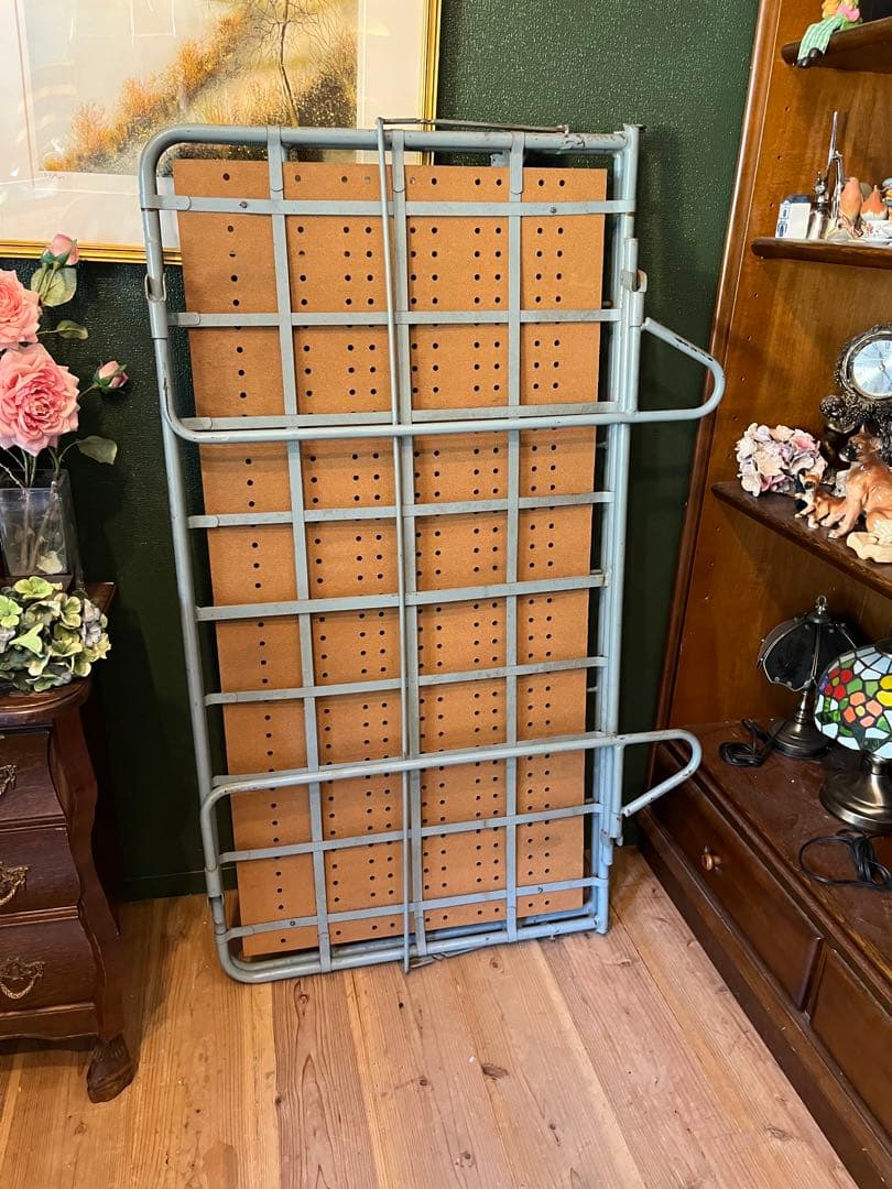 折りたたみ ソファー 鉄脚 アイアン インテリア ビンテージ 鉄製 昭和レトロ