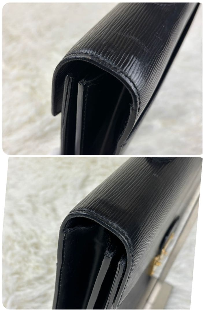 ルイヴィトンエピ セルヴィエット コンセイエ　ビジネスバッグ　ブラック