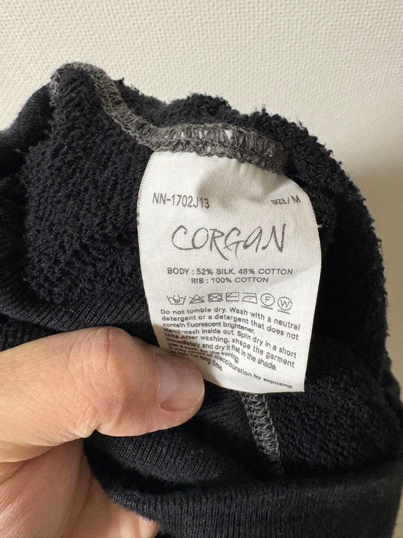 トップス 24ss NICENESS Silk Sweat Hoodie CORGAN M