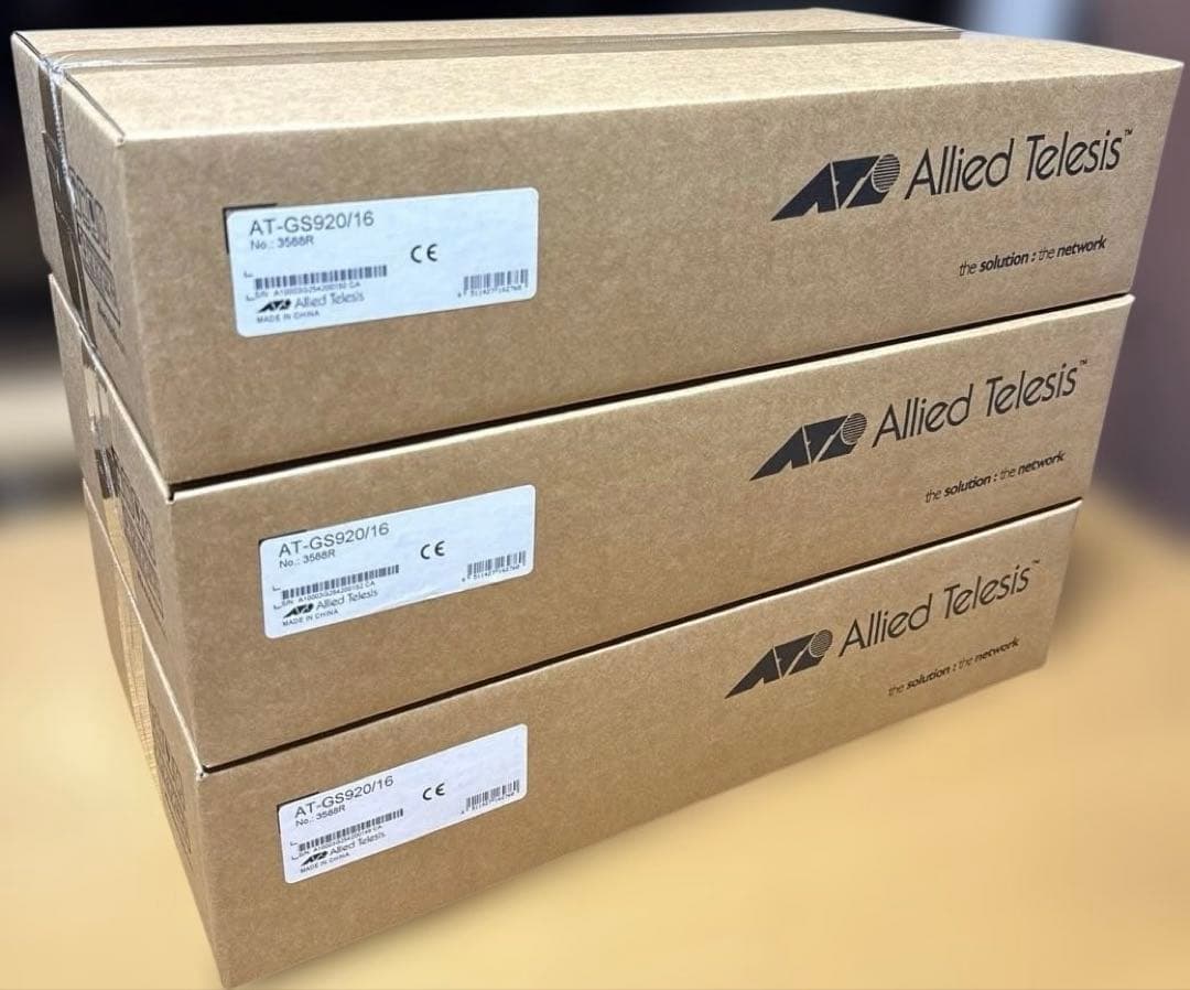 【新品未開封】 Allied Telesis AT-GS920/16 3588R