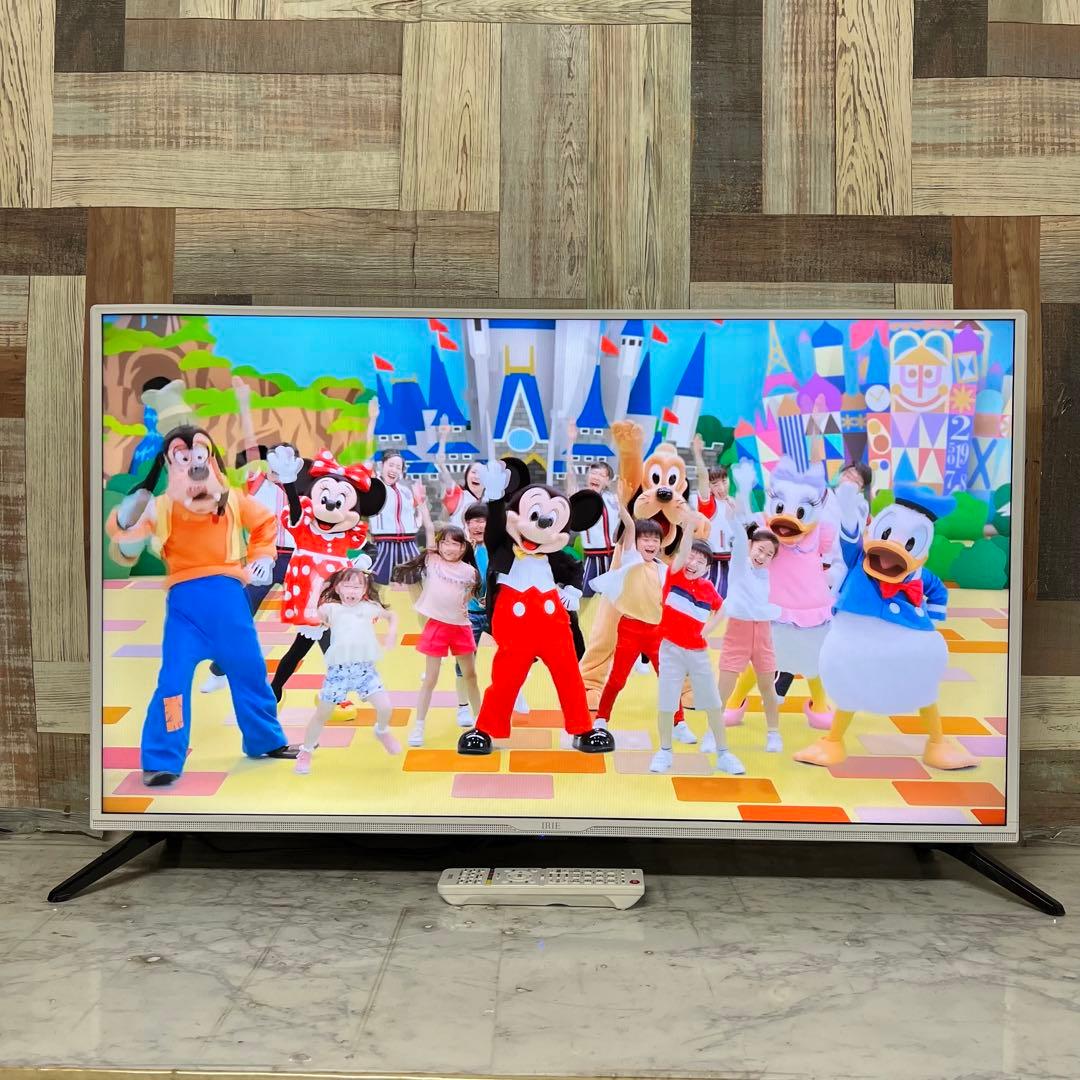 即日受渡❣️全国送料込昨年購入IRIE40V型ホワイト Wチューナー裏番組録画可