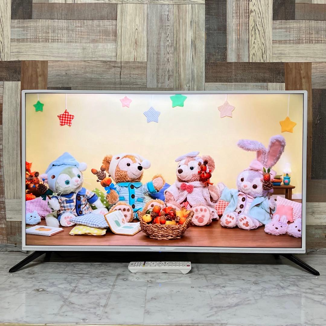 即日受渡❣️全国送料込昨年購入IRIE40V型ホワイト Wチューナー裏番組録画可