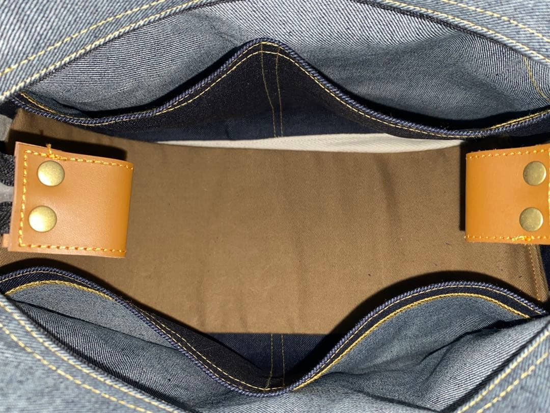 ☆岡山デニム☆ステンシル☆☆フレンチブルドッグ☆4wayあおりバッグ