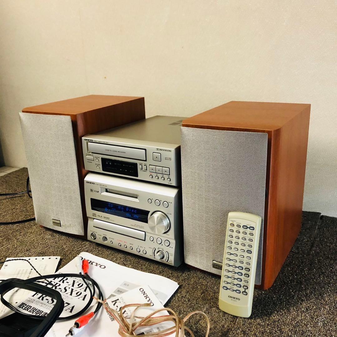 F84✨ONKYO ミニコンポセット CD/MDチューナーアンプシステム