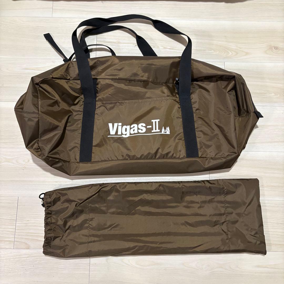 【美品】ogawaヴィガスII+純正グランドシート+前室跳ね上げポールセット