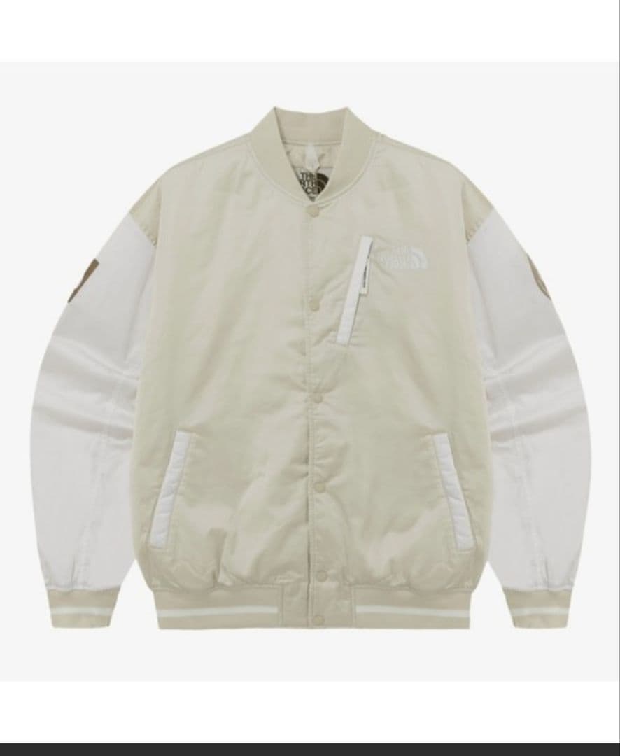 ノースフェイスTHE NORTH FACE ホワイト スタジャンブルゾン新品