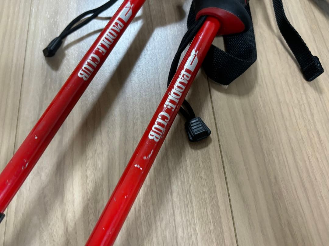 ★お洒落★シナノ　スキーポール ストック 収縮ポール　調整可能　デモ　技術選