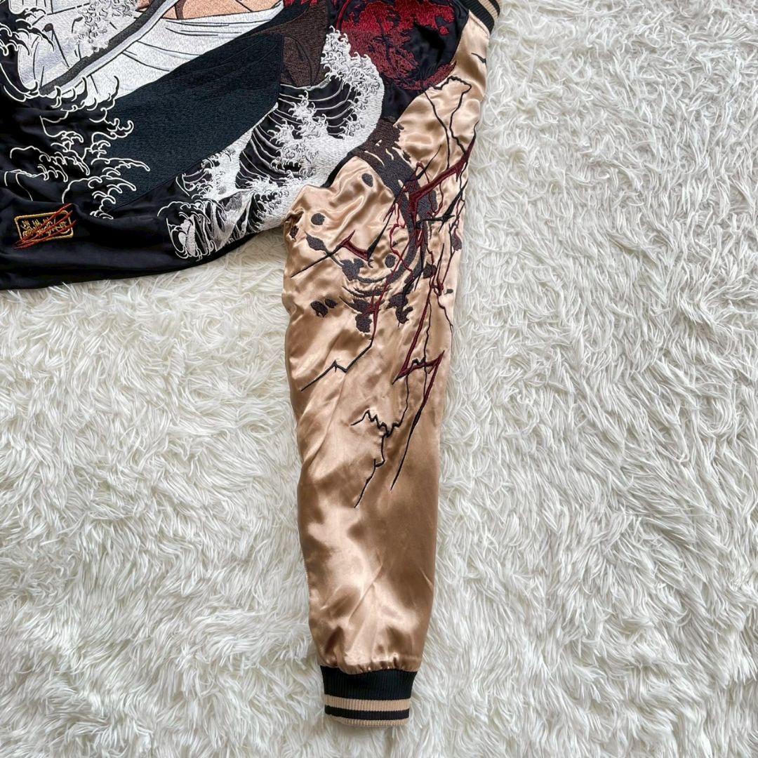 絡繰魂　シャンクス　ONE PIECE　コラボ　スカジャン　リバーシブル　刺繍