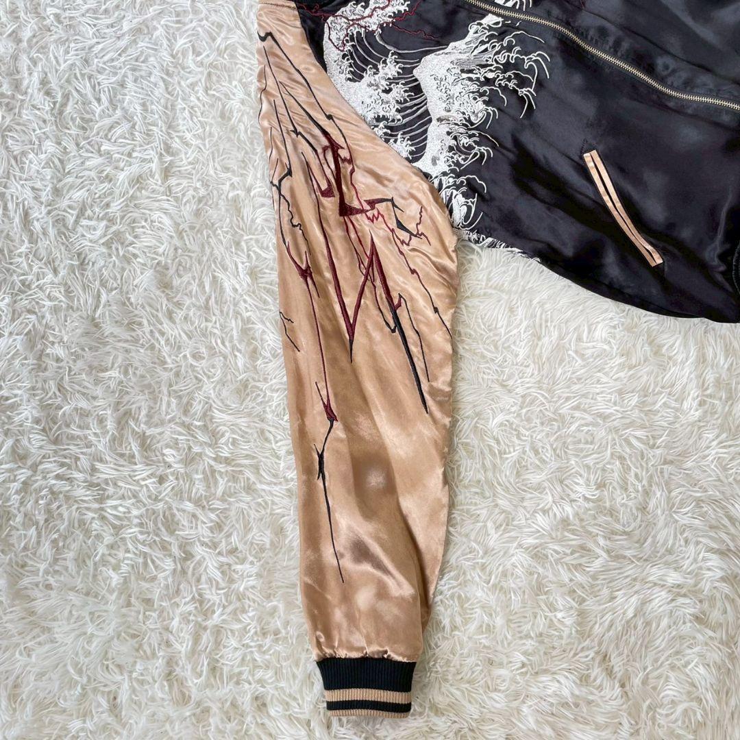 絡繰魂　シャンクス　ONE PIECE　コラボ　スカジャン　リバーシブル　刺繍