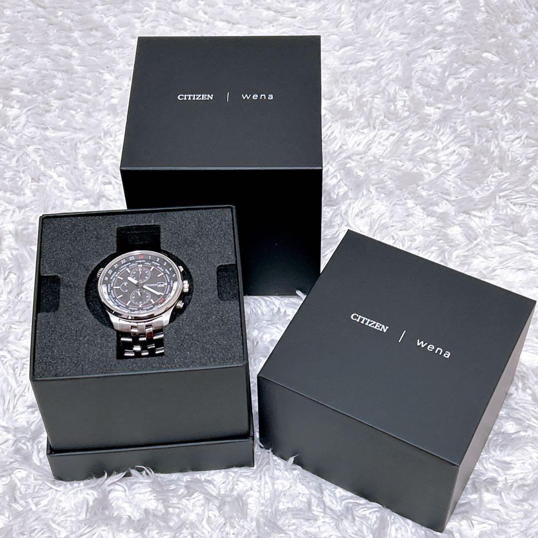 美品✨CITIZEN wena 3 腕時計　エコドライブ　スマートウォッチ