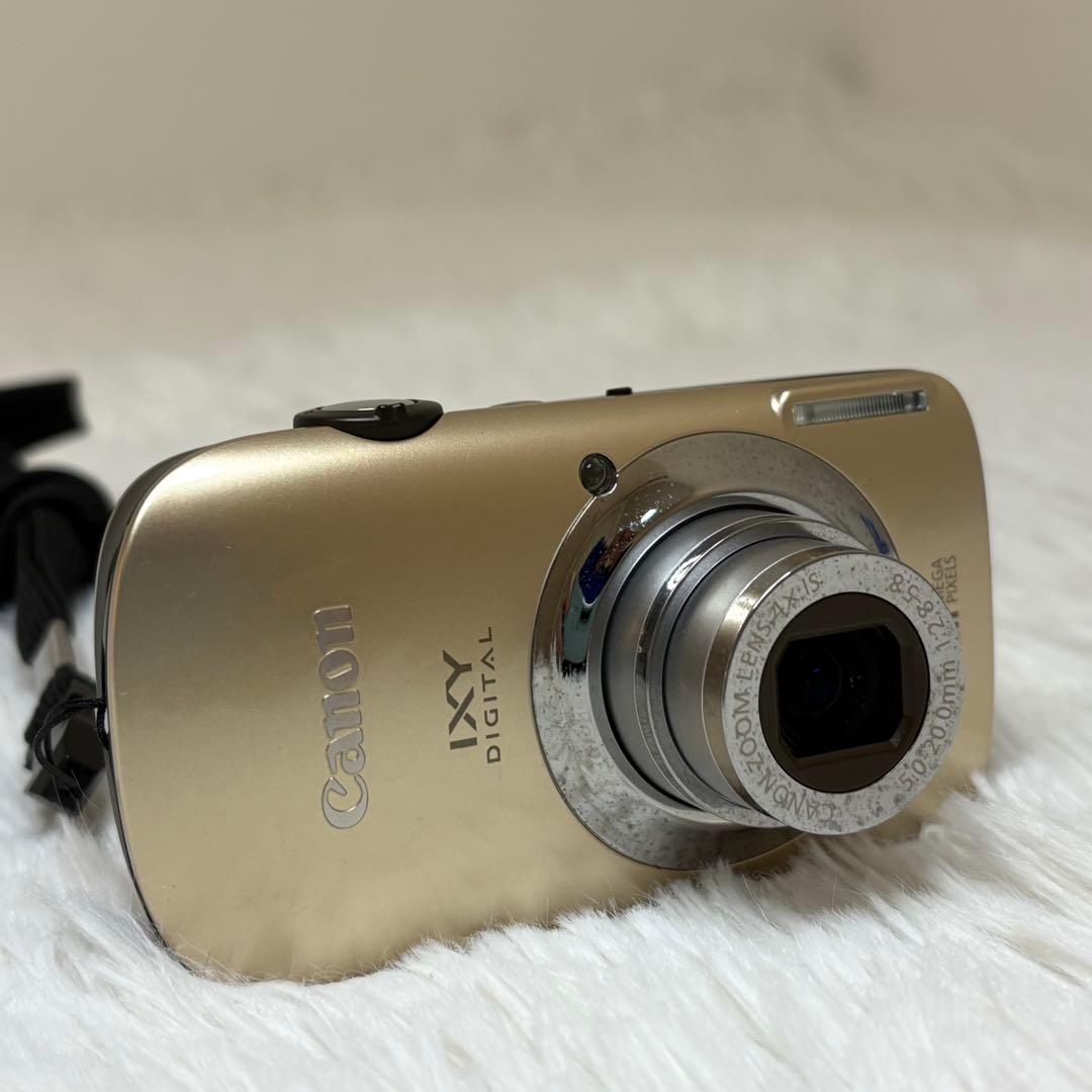 Canon カメラ　IXY 510IS PC1356 ゴールド コンデジ　動作品