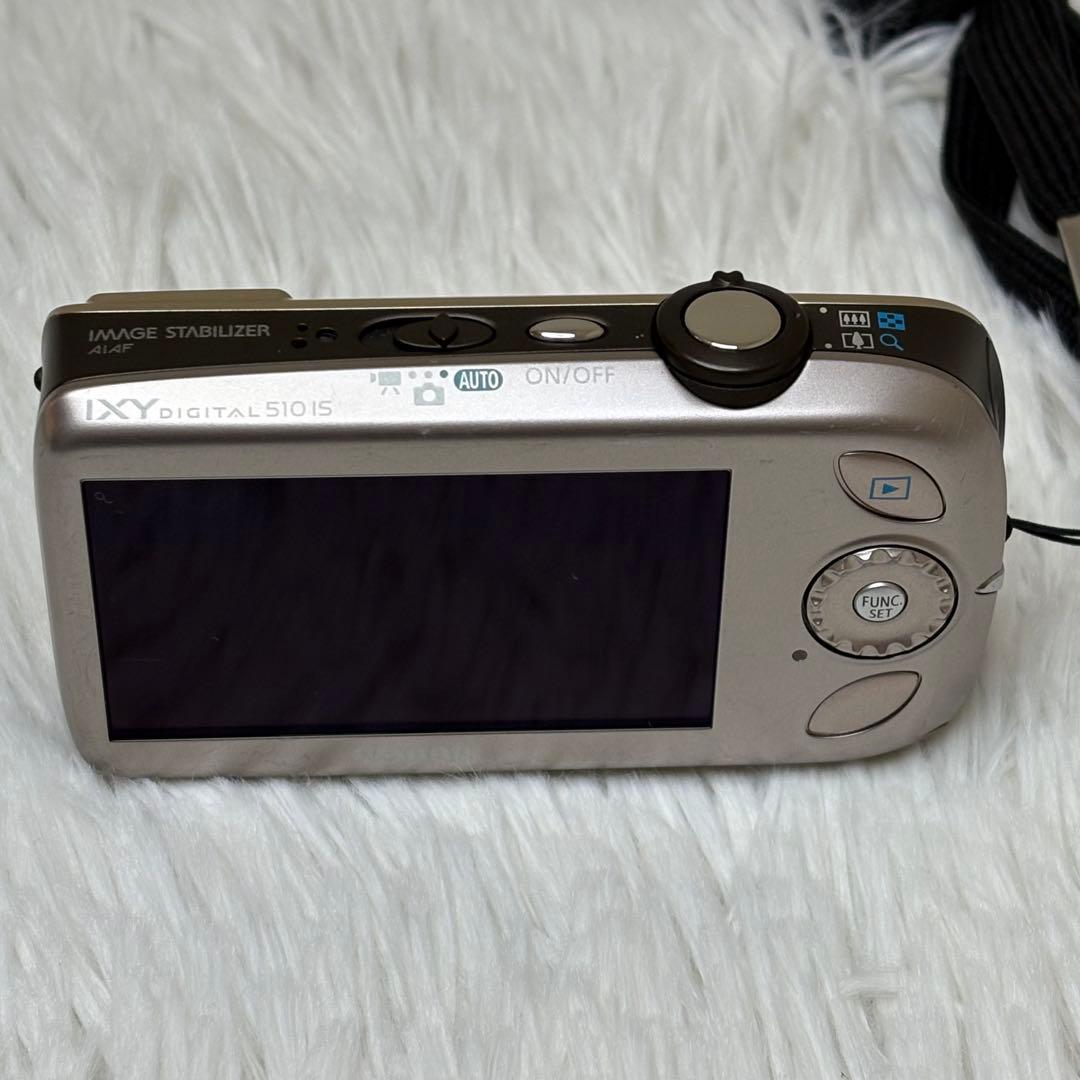 Canon カメラ　IXY 510IS PC1356 ゴールド コンデジ　動作品