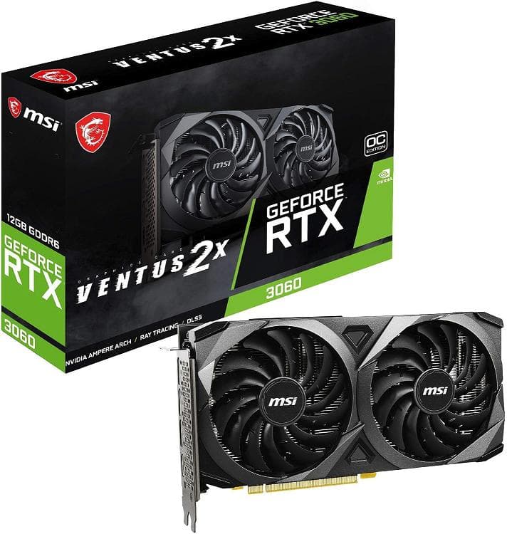 MSI GeForce RTX 3060 VENTUS 2X 中古