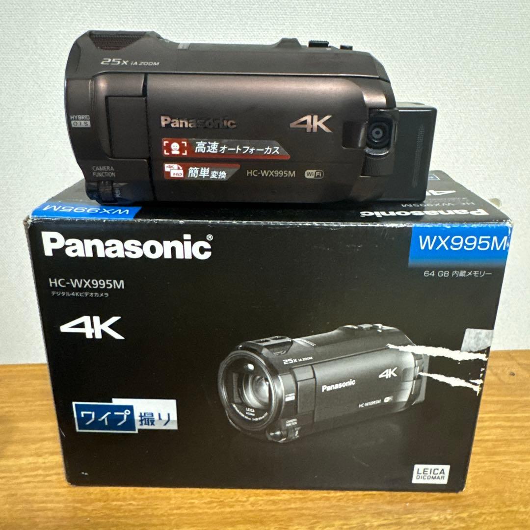 【値下8/17終了】 Panasonic HC-WX995M デジタル4Kビデオ