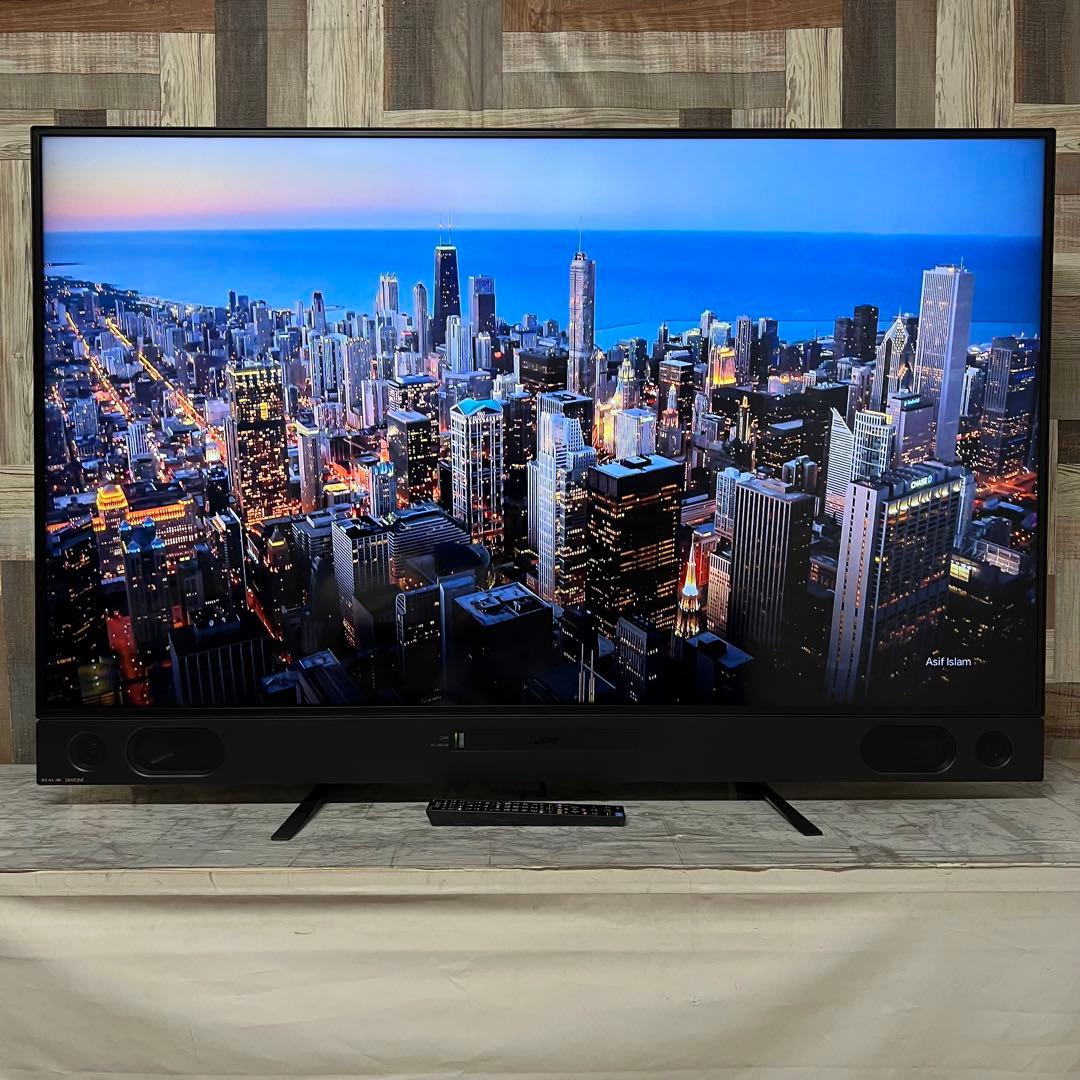 タカさん直接受渡三菱電機58V型4Kチューナー内蔵テレビ YouTube可