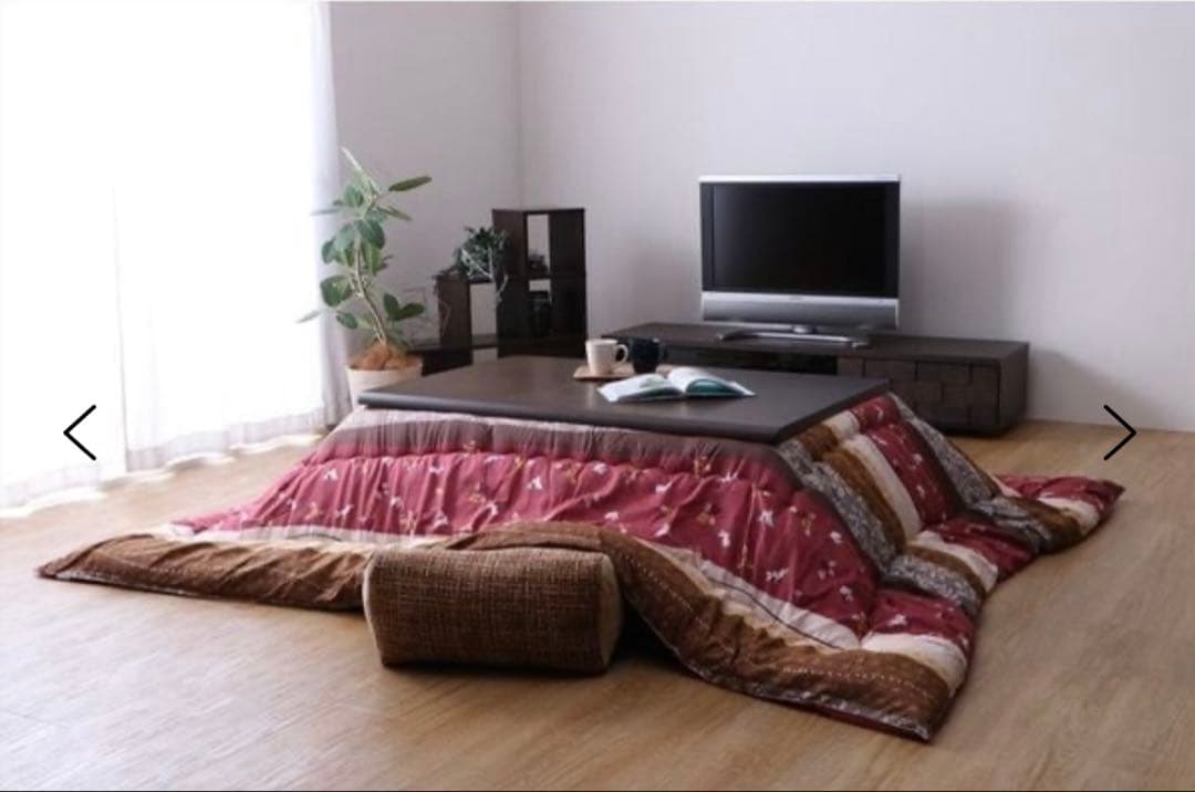 たりと　⭐︎イケヒコ　ローズ色 こたつ布団 厚掛　大判　205×315cm