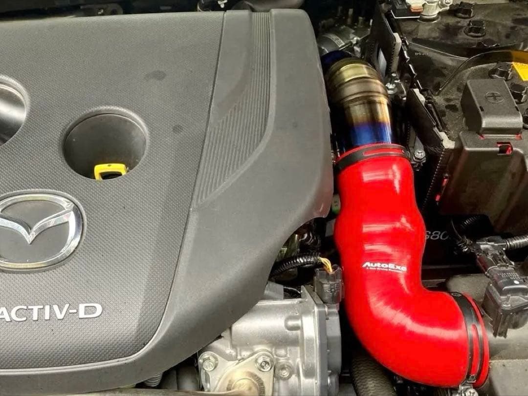 Ken マツダ3 チタンサクションパイプ