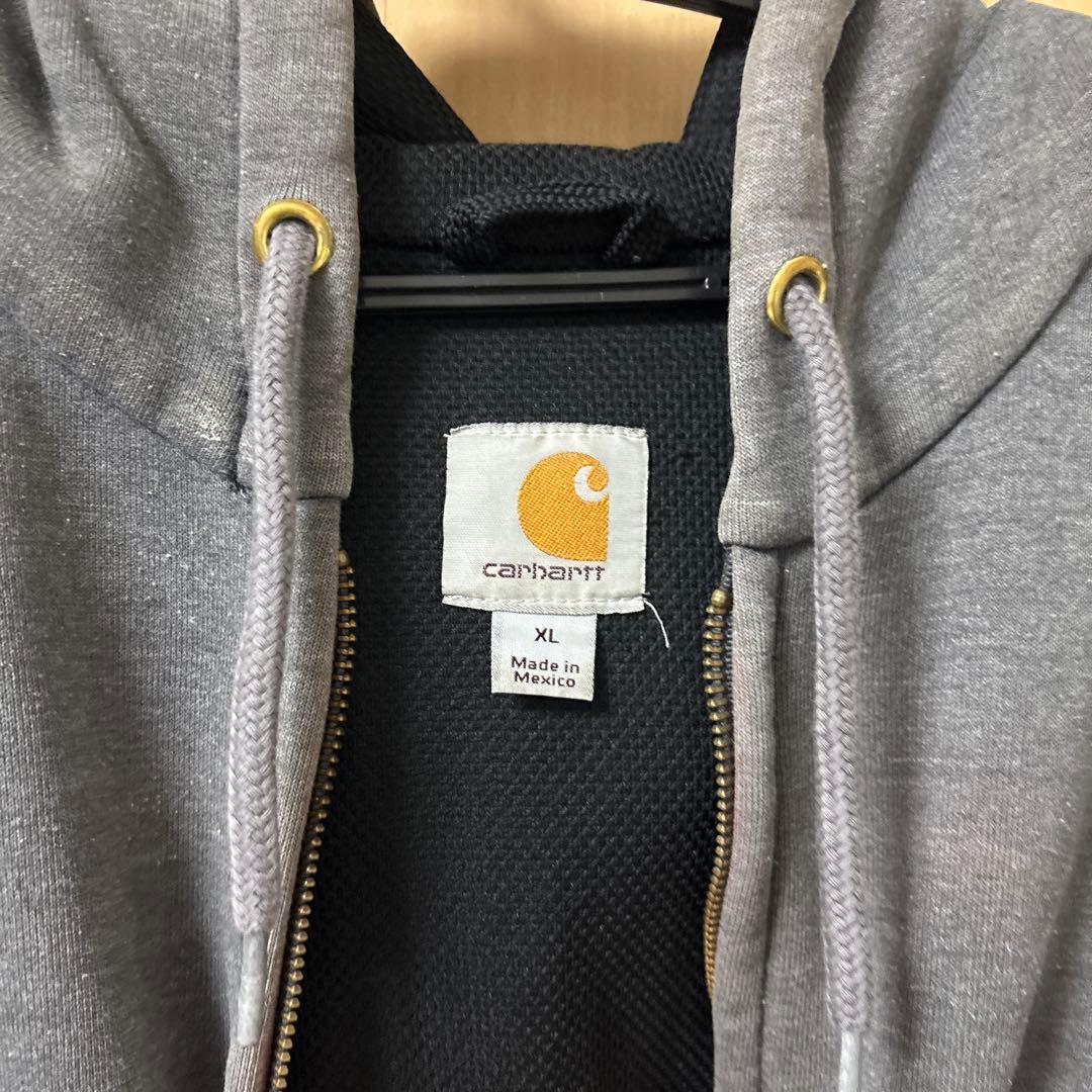 カーハートジップアップパーカー