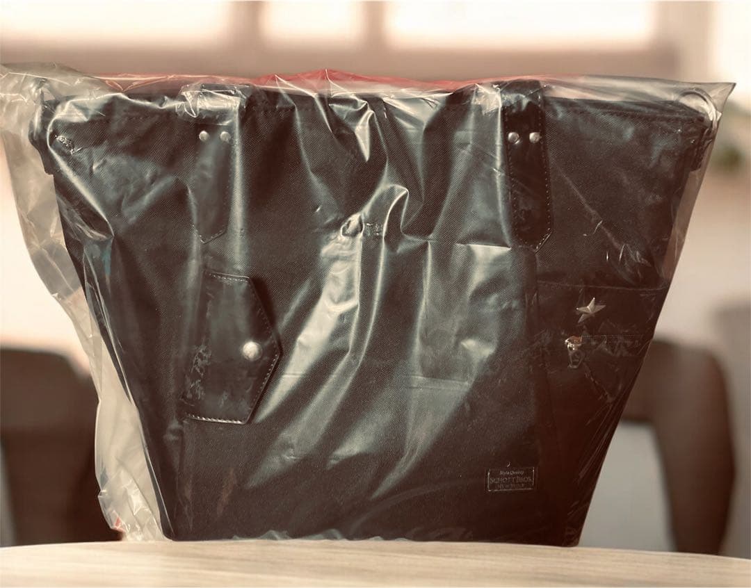 【新品未開封】Schott ショット 2WAYトートバッグ ブラック ワンスター