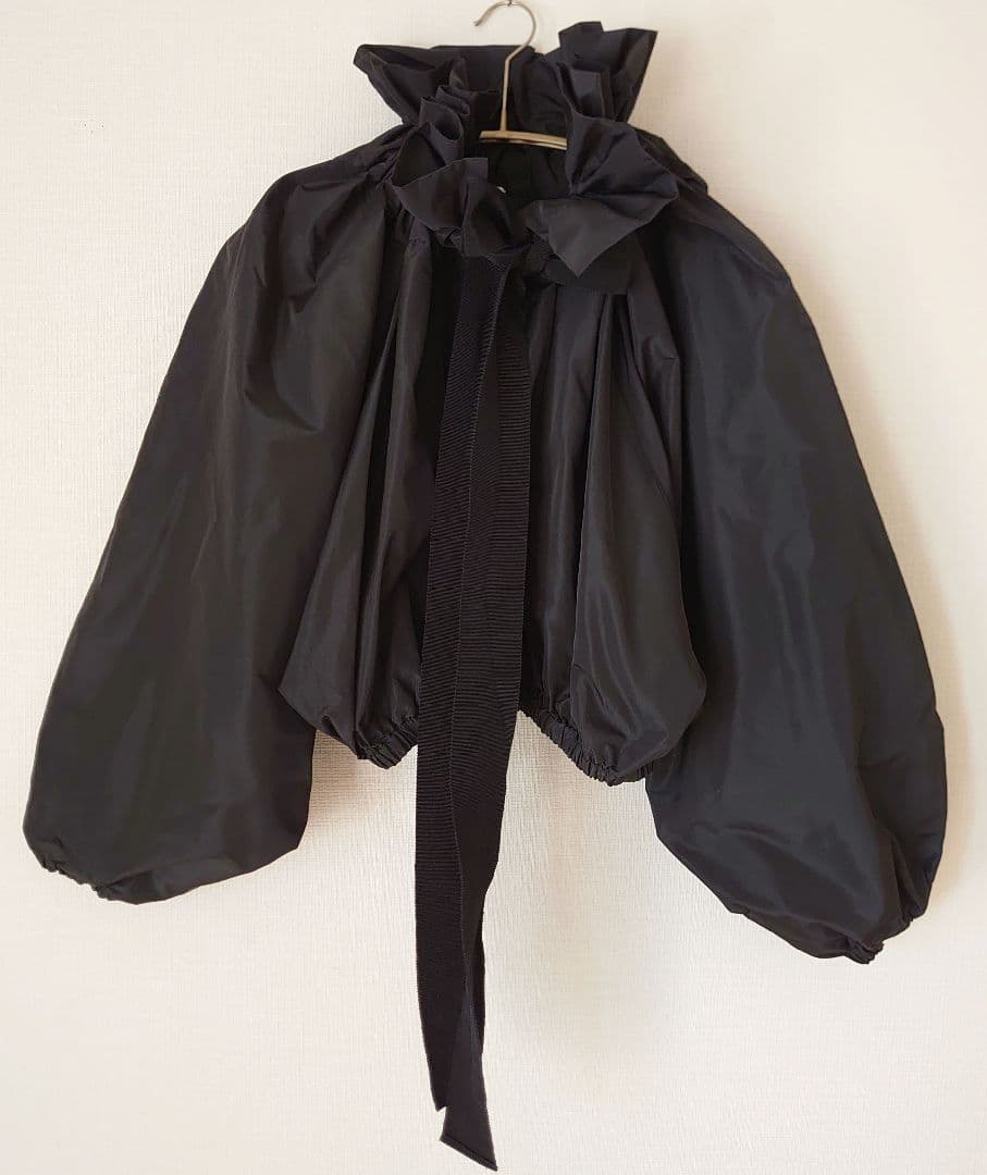 PATOU パトゥ/ドローストリングス　ラッフルフリル　ブラウス ギャザー