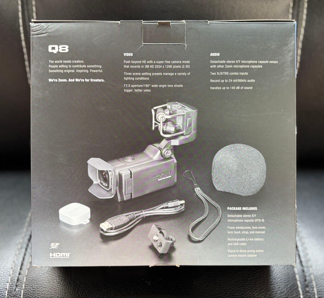 ビデオカメラ ZOOM Q8 Handy Video Recorder