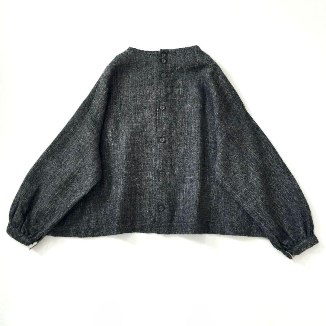 nestrobe✨シェットランドウールリネン プルオーバー シャツ