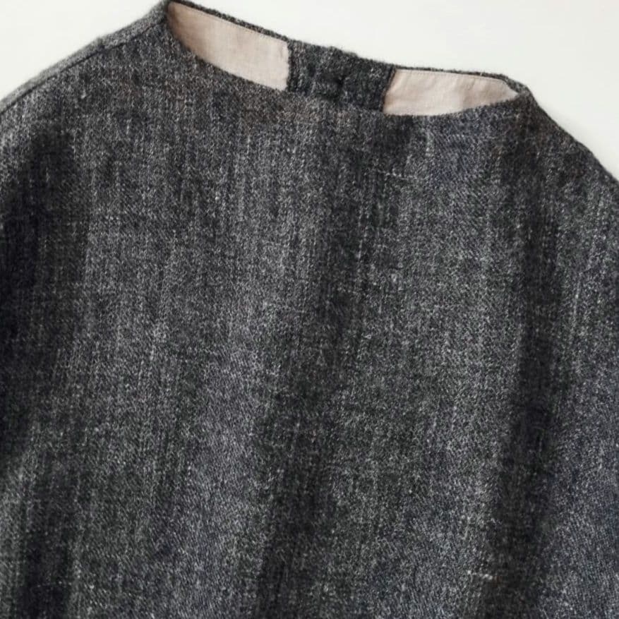 nestrobe✨シェットランドウールリネン プルオーバー シャツ
