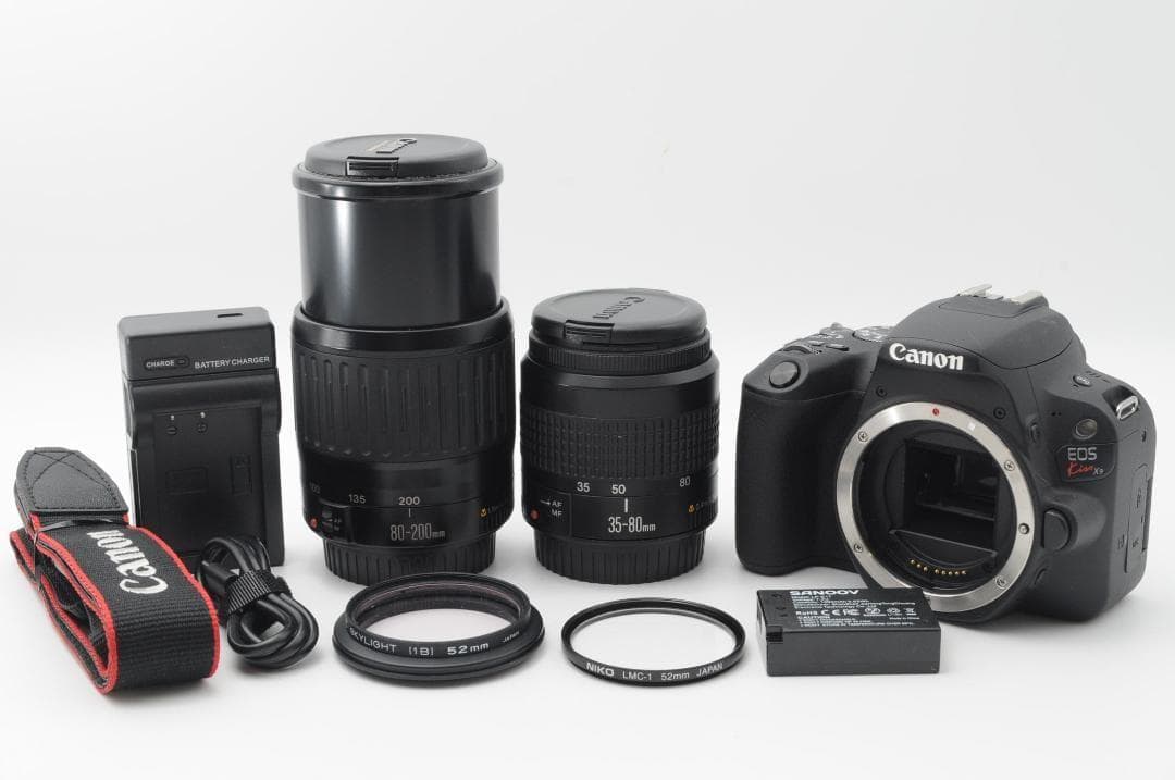 ☆新品級④☆新春初売りSALE☆ Canon EOS Kiss x9 ダブル