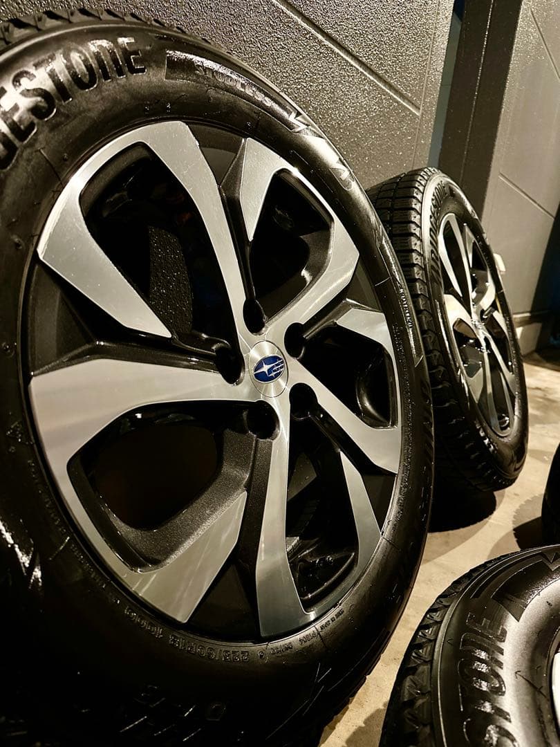 アウトバックBT5純正ホイール+スタッドレス4本セット【12/31まで】