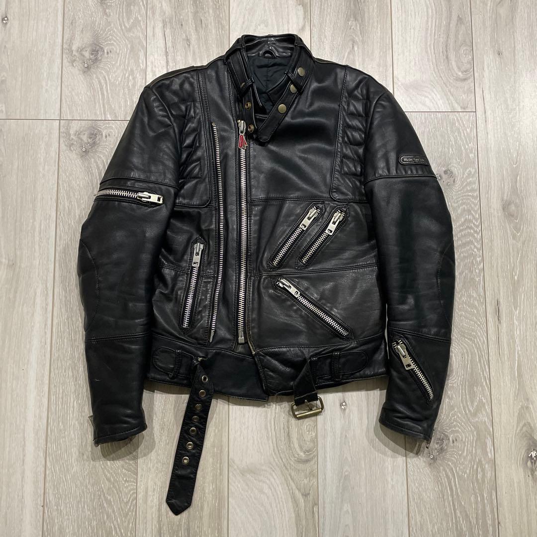 〜90s hein gericke ライダースジャケット レザージャケット 本革