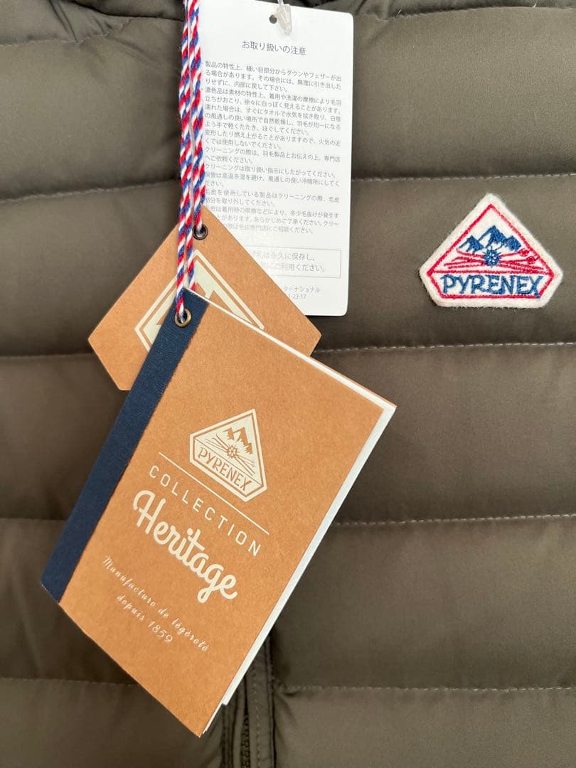 【新品】PYRENEX スプートニックダウンベスト36