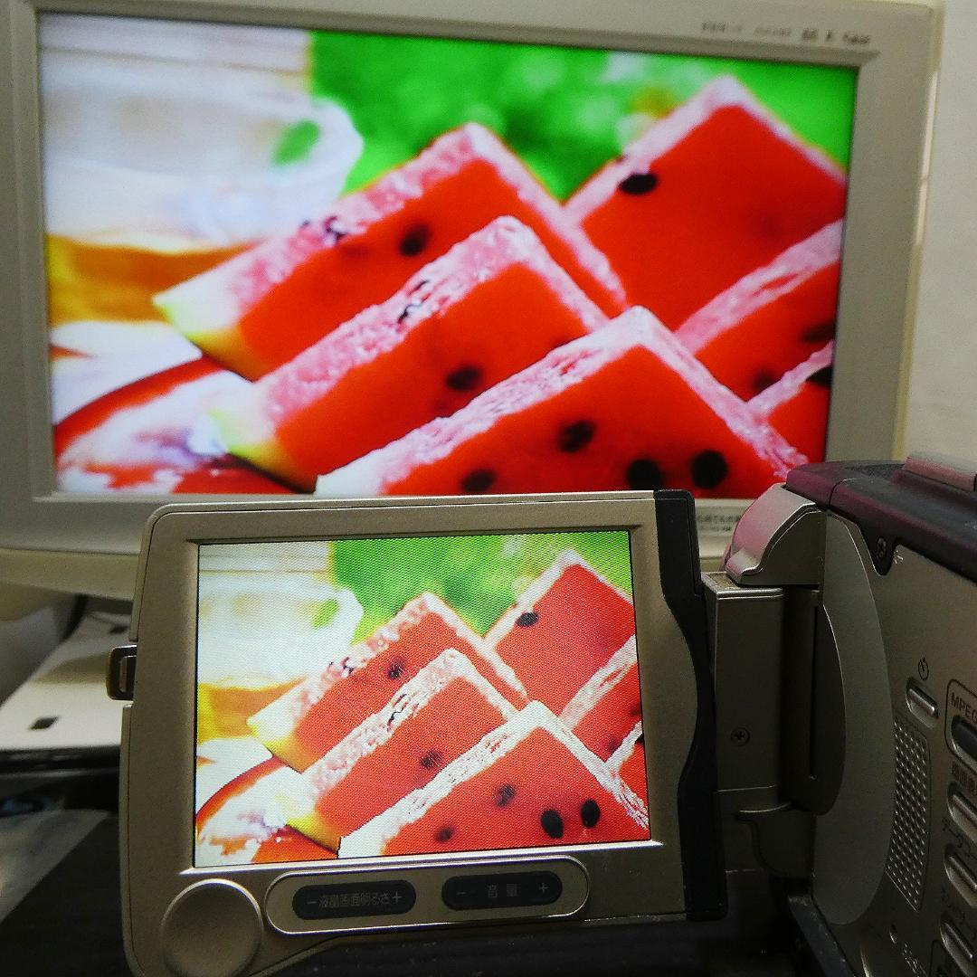 動作品ソニー DCR-TRV30 MiniDVビデオカメラ　DVDダビングに最適