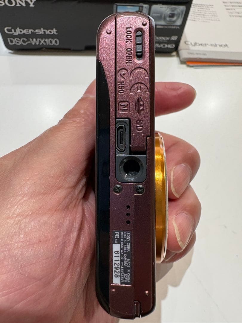 SONY Cyber-shot DSC-WX100 ブラウン