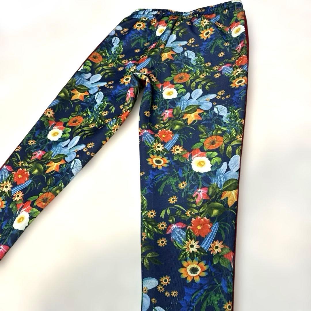 希少 ZARA トラックジャケット サイドライン ボタニカル セットアップ 総柄