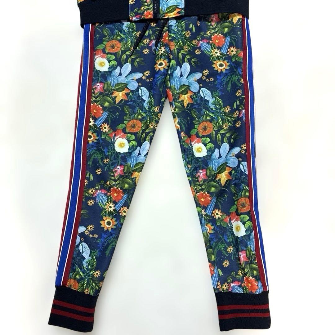 希少 ZARA トラックジャケット サイドライン ボタニカル セットアップ 総柄