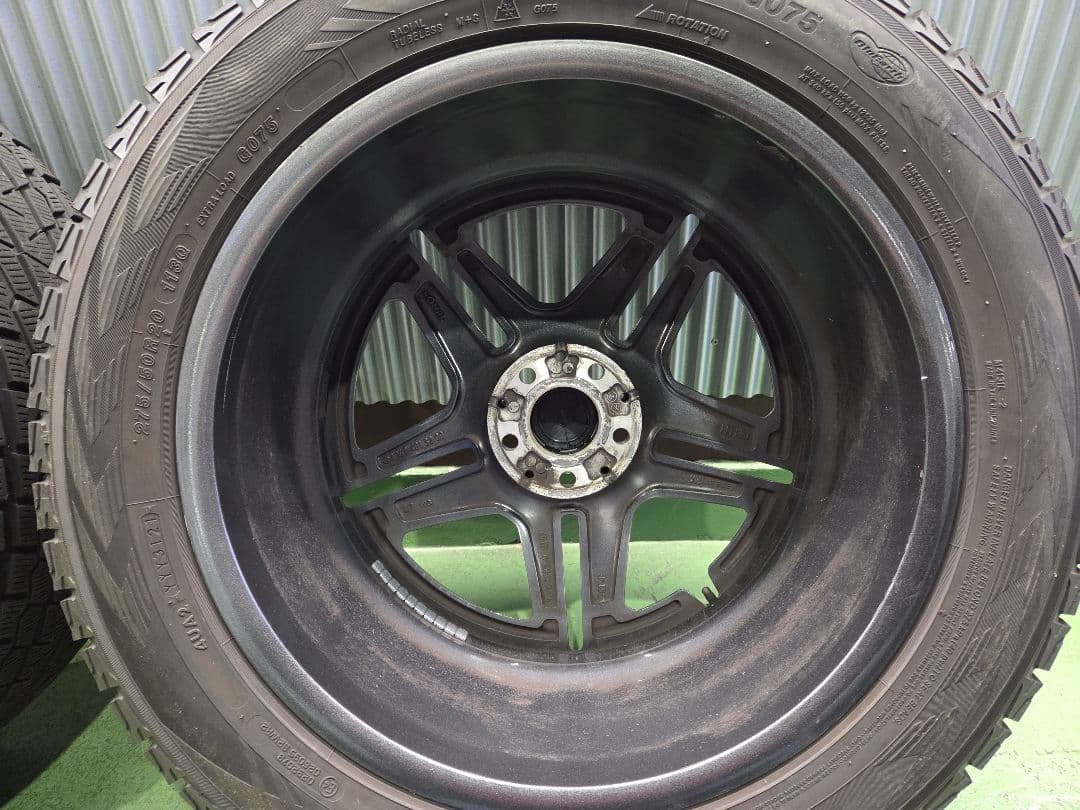 W167ベンツ GLE400dスタッドレスタイヤ AMG20インチ ホイール美品