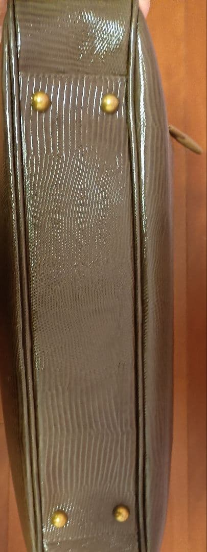 極美品TOFF&LOADSTONEトフ＆ロードストーンブリーフケース型押しレザー