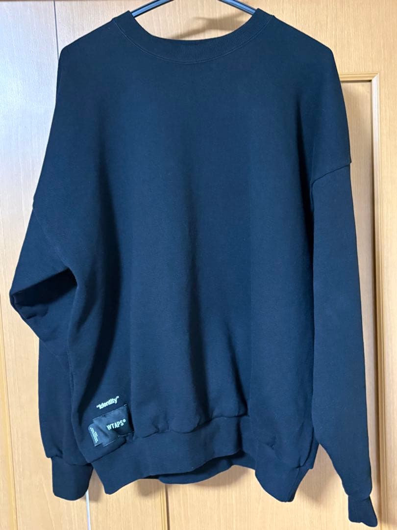 WTAPS IDENTITY SWEATER COTTON ブラック Ｌ