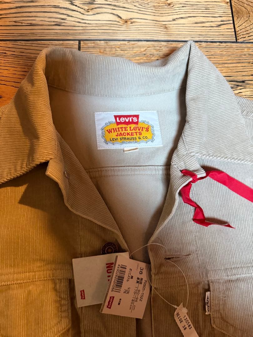 Levi’sホワイトタブ コーデュロイジャケット 新品