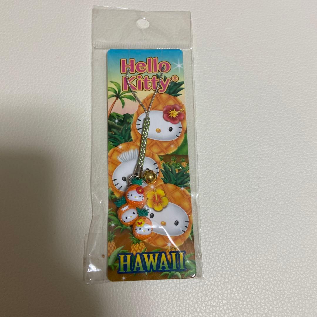 【ご当地キティ】HAWAII限定ハワイ パイナップル キティ 根付け ストラップ