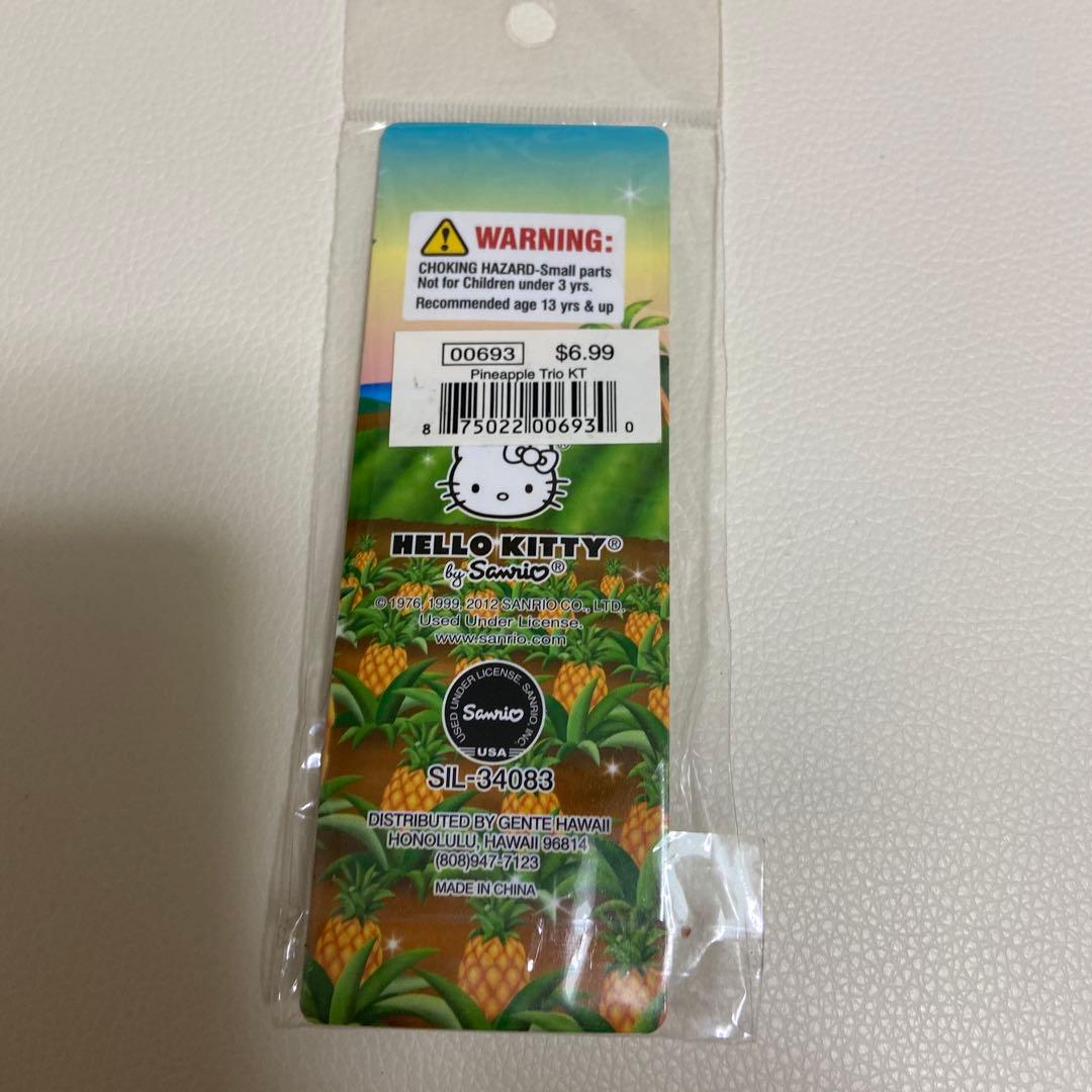 【ご当地キティ】HAWAII限定ハワイ パイナップル キティ 根付け ストラップ