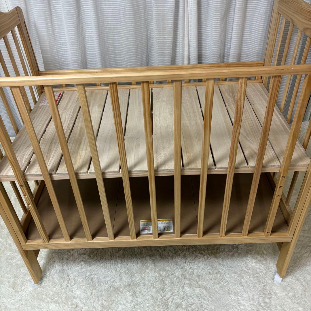 美品　KATOJI ベビーベット　ヘビーサークル　ハイシート　ナチュラル