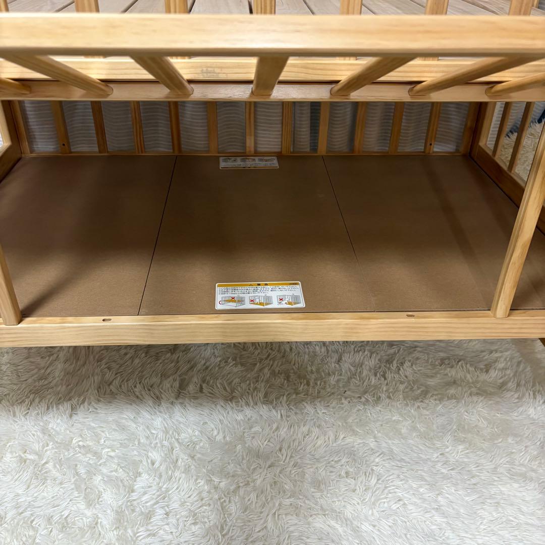 美品　KATOJI ベビーベット　ヘビーサークル　ハイシート　ナチュラル