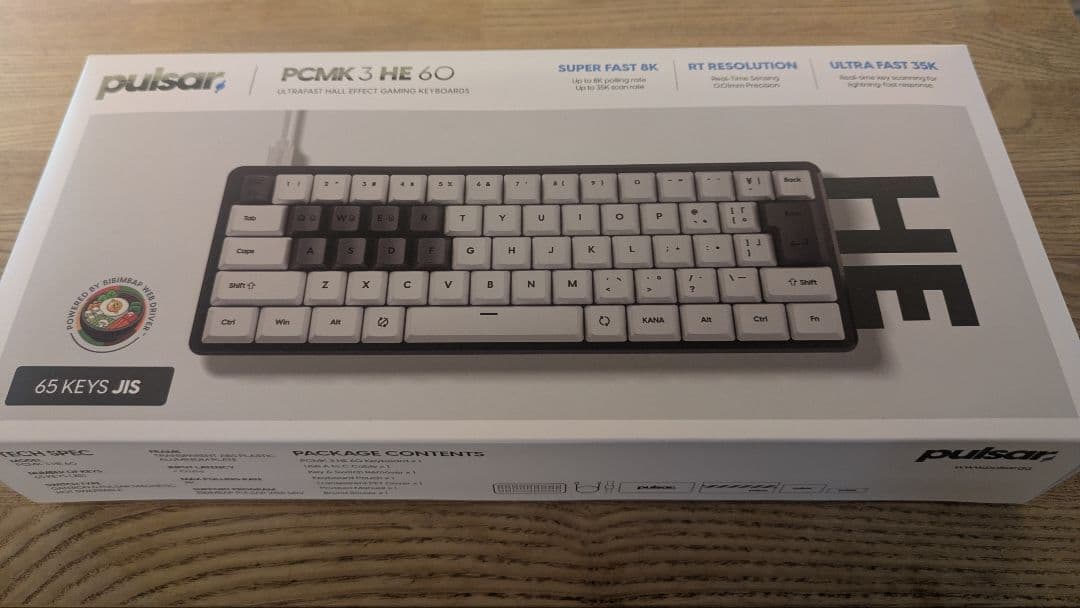 キーボード Pulsar Gaming Gears PCMK3HE 60 Hall