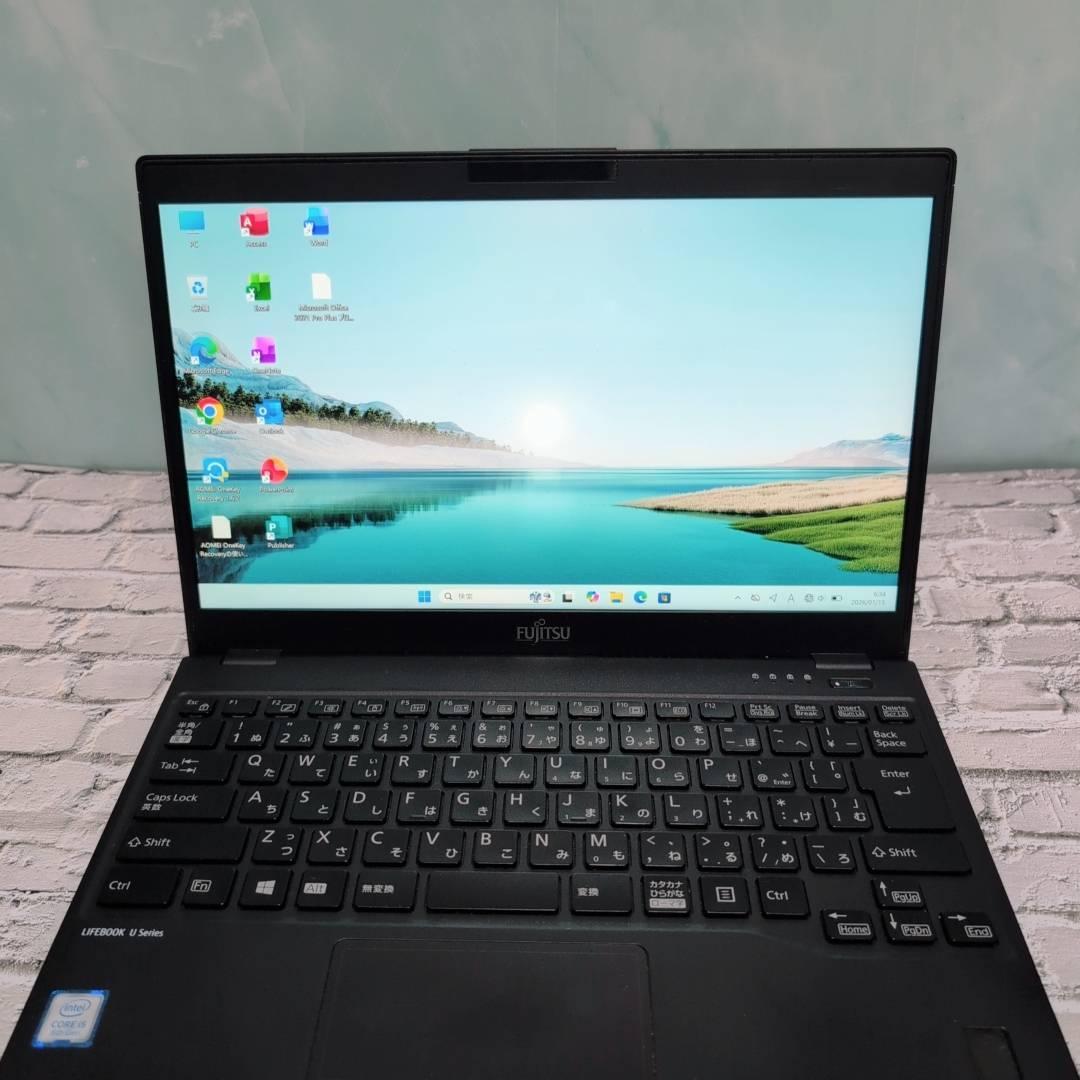 【難あり】 LIFEBOOK 8世代 win11 軽量 4GB 128GB