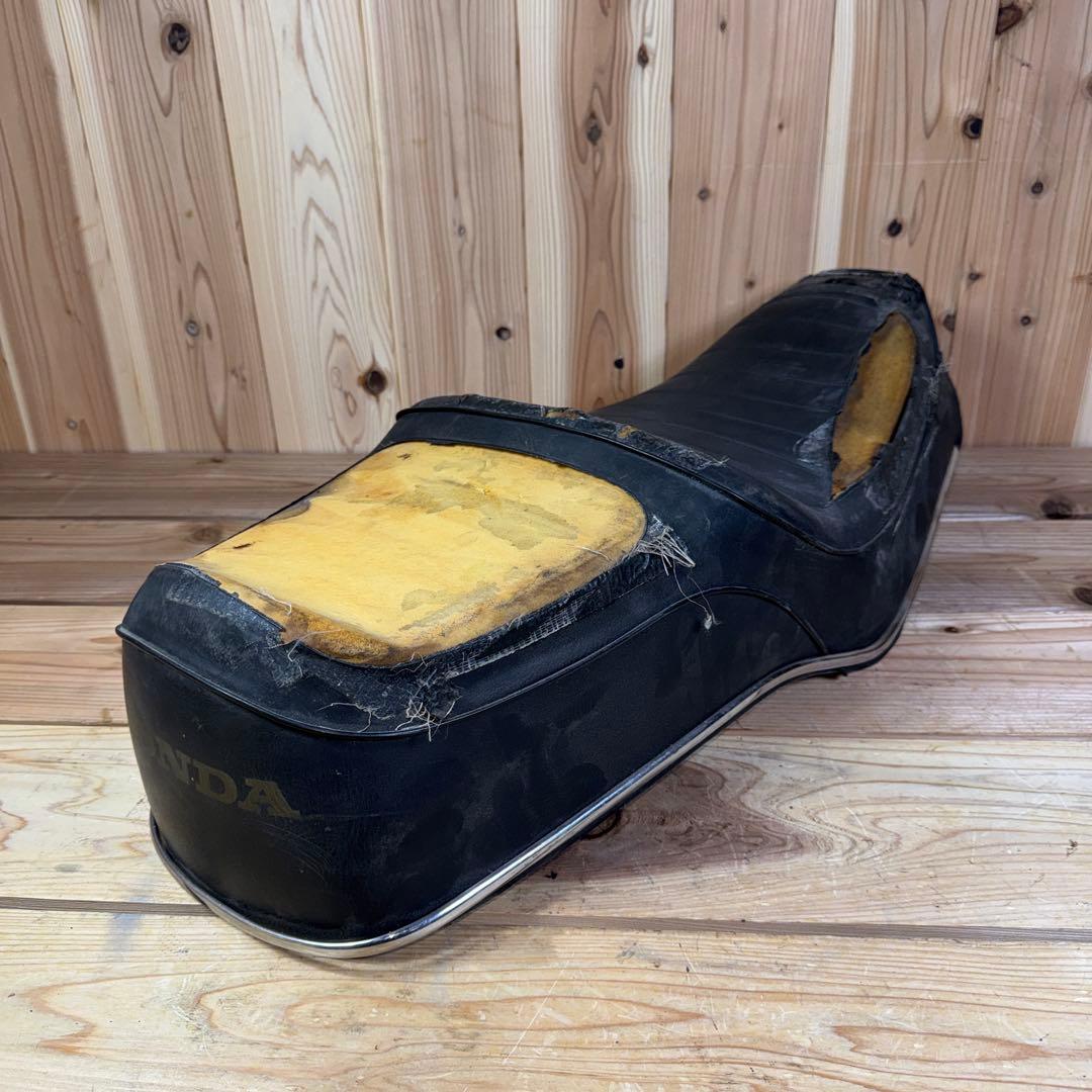 【当時物】cm400t cm250t 純正シート　純正モール　鉄ベース