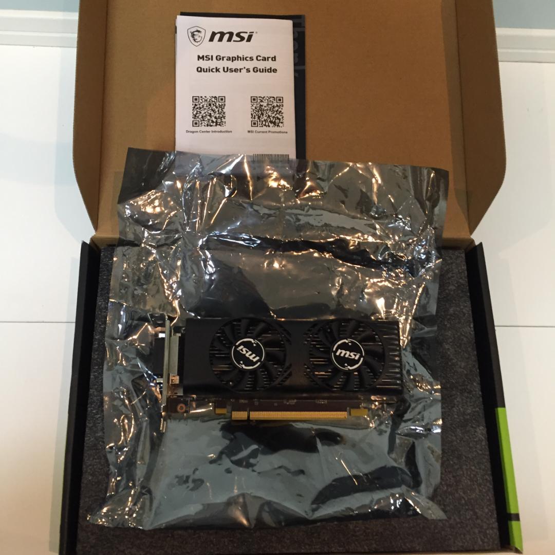 【動作チェック済】MSI Geforce GTX1650LP ビデオカード